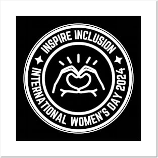 Inspire Inclusion Women's International Day 2024 Posters and Art